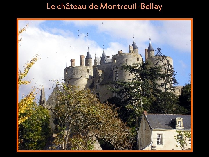 Le château de Montreuil-Bellay 