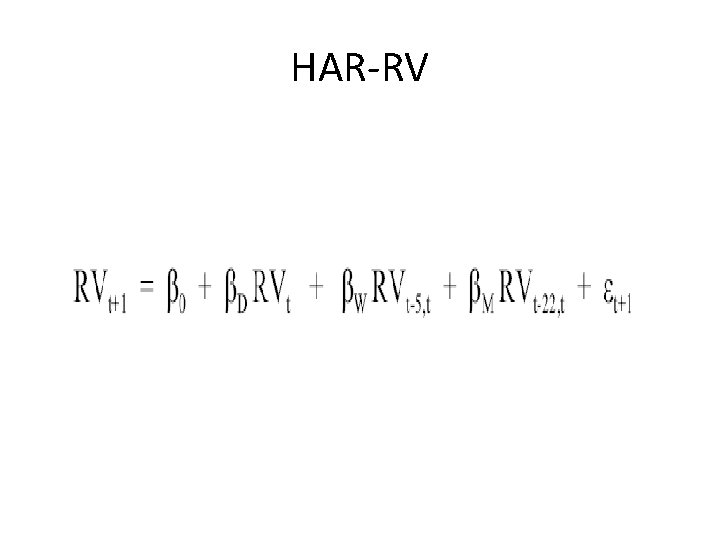 HAR-RV 