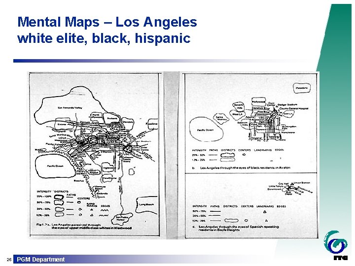 Mental Maps – Los Angeles white elite, black, hispanic 25 PGM Department 