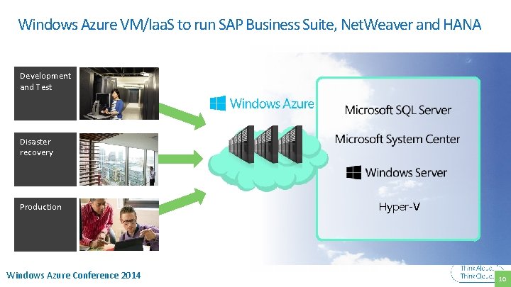 Windows Azure VM/Iaa. S to run SAP Business Suite, Net. Weaver and HANA Development