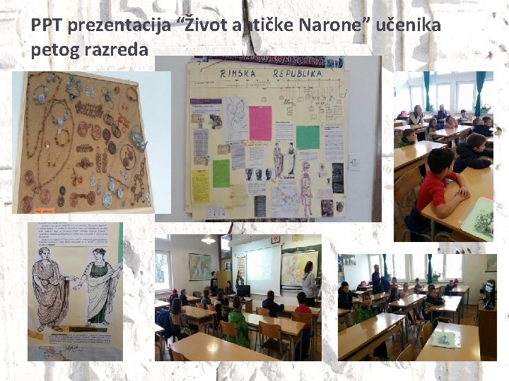 PPT prezentacija “Život antičke Narone” učenika petog razreda 