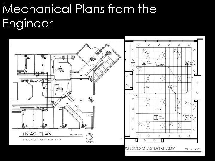 Mechanical Plans from the Engineer 