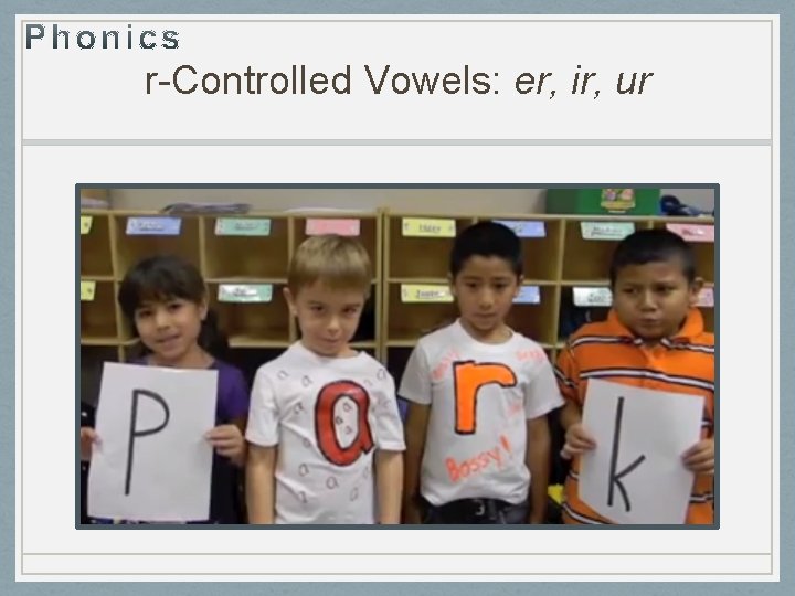 r-Controlled Vowels: er, ir, ur 