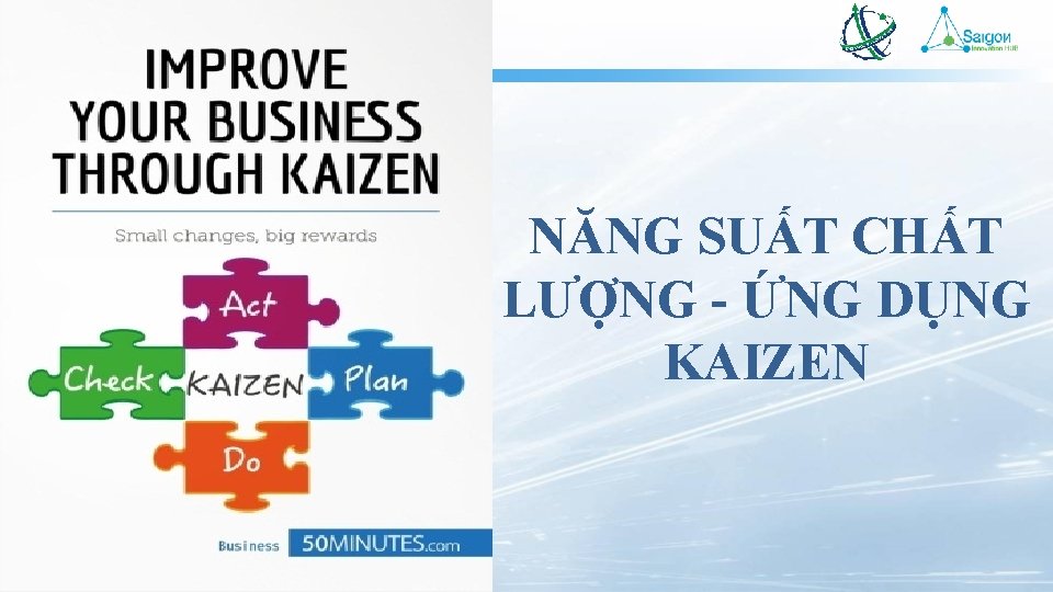 NĂNG SUẤT CHẤT LƯỢNG - ỨNG DỤNG KAIZEN 