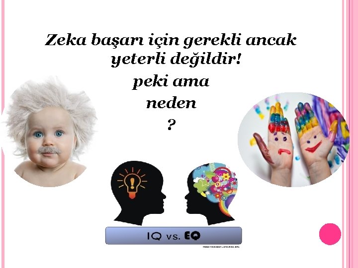 Zeka başarı için gerekli ancak yeterli değildir! peki ama neden ? 