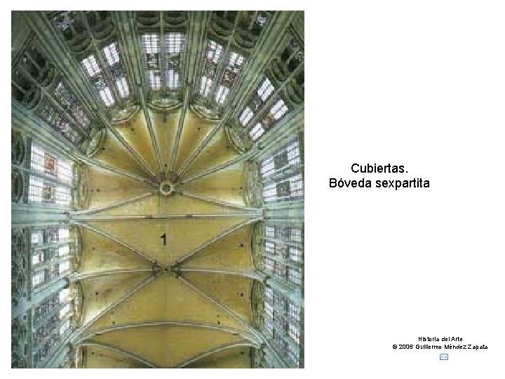 Claseshistoria Cubiertas. Bóveda sexpartita Historia del Arte © 2006 Guillermo Méndez Zapata 