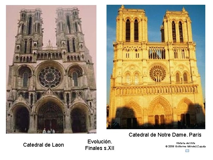 Claseshistoria Catedral de Notre Dame. París Catedral de Laon Evolución. Finales s. XII Historia