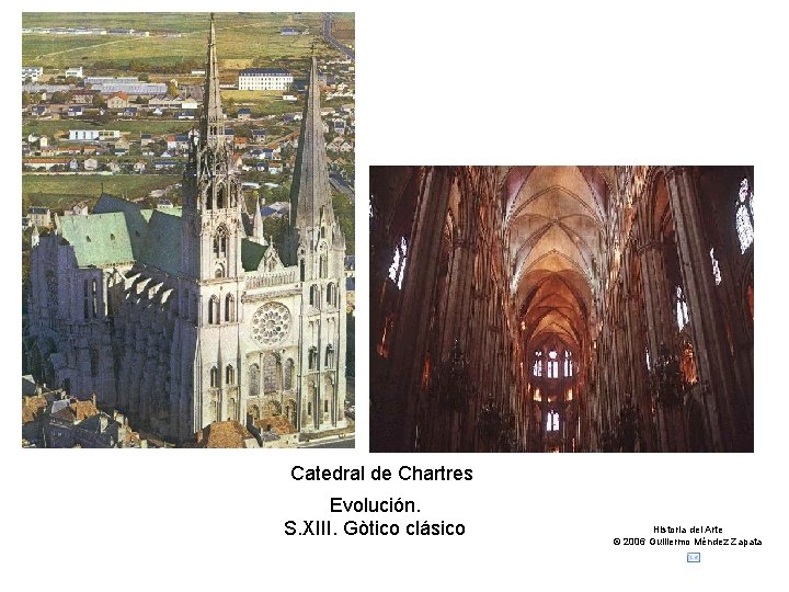 Claseshistoria Catedral de Chartres Evolución. S. XIII. Gòtico clásico Historia del Arte © 2006