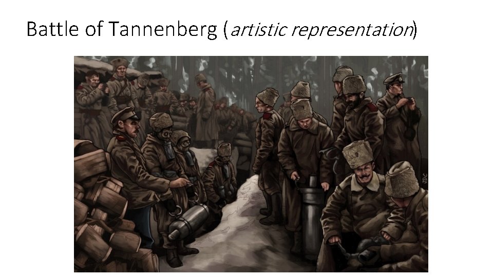 Battle of Tannenberg (artistic representation) 