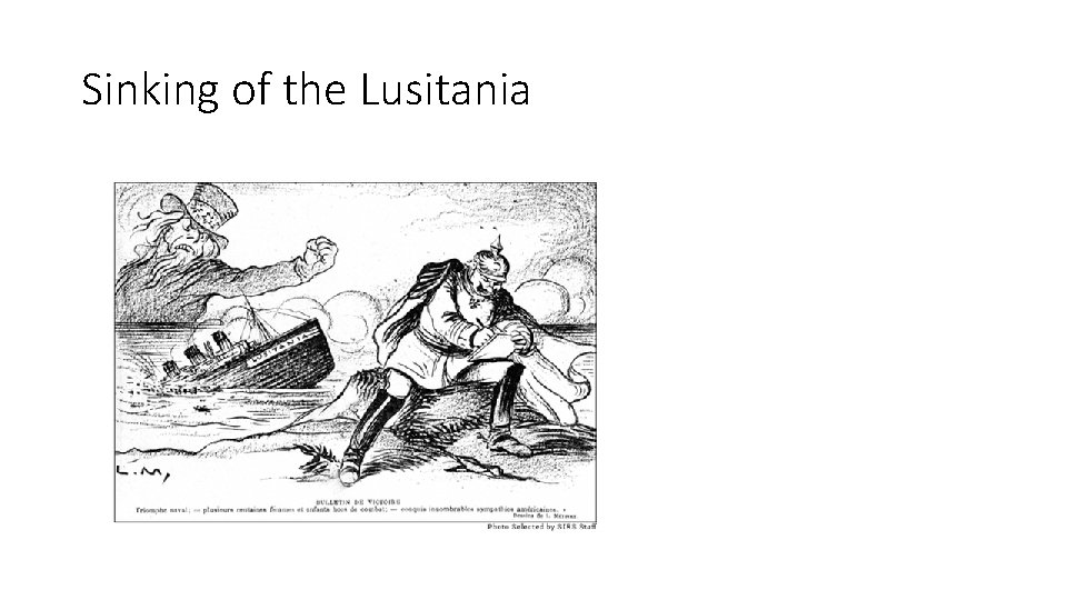 Sinking of the Lusitania 