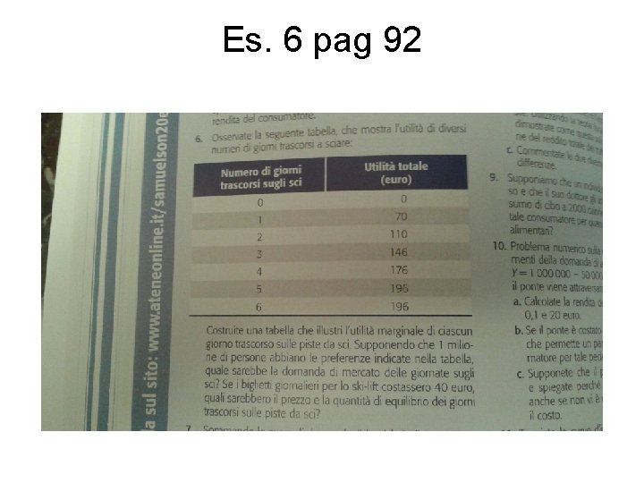 Es. 6 pag 92 