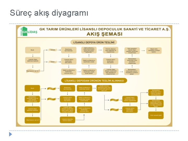 Süreç akış diyagramı 