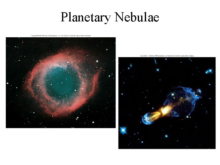 Planetary Nebulae 