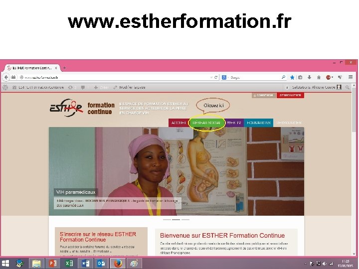 www. estherformation. fr Dans le réseau social www. estherformation. fr Dans le réseau social
