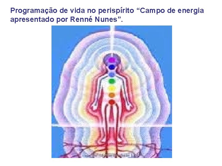 Programação de vida no perispírito “Campo de energia apresentado por Renné Nunes”. 