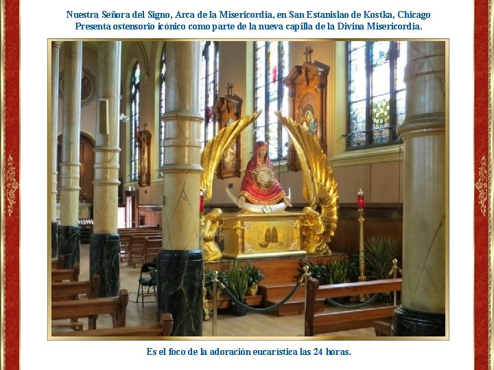 Nuestra Señora del Signo, Arca de la Misericordia, en San Estanislao de Kostka, Chicago