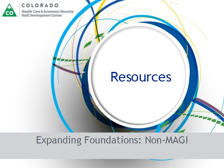 Resources Expanding Foundations: Non-MAGI 