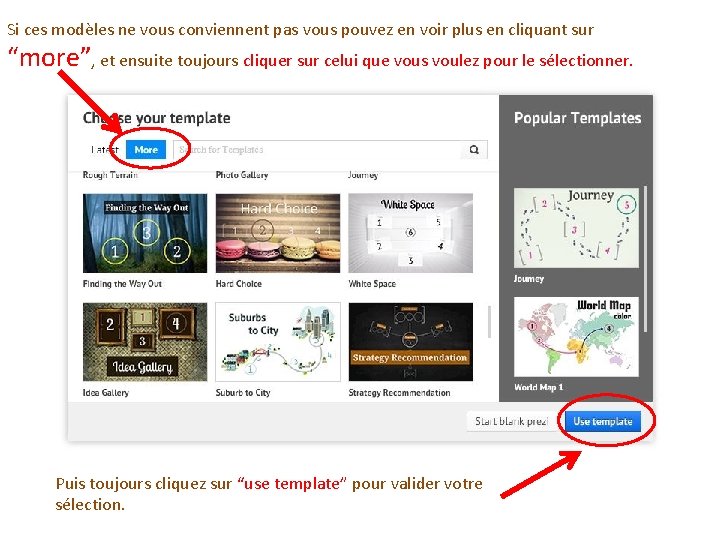 Si ces modèles ne vous conviennent pas vous pouvez en voir plus en cliquant