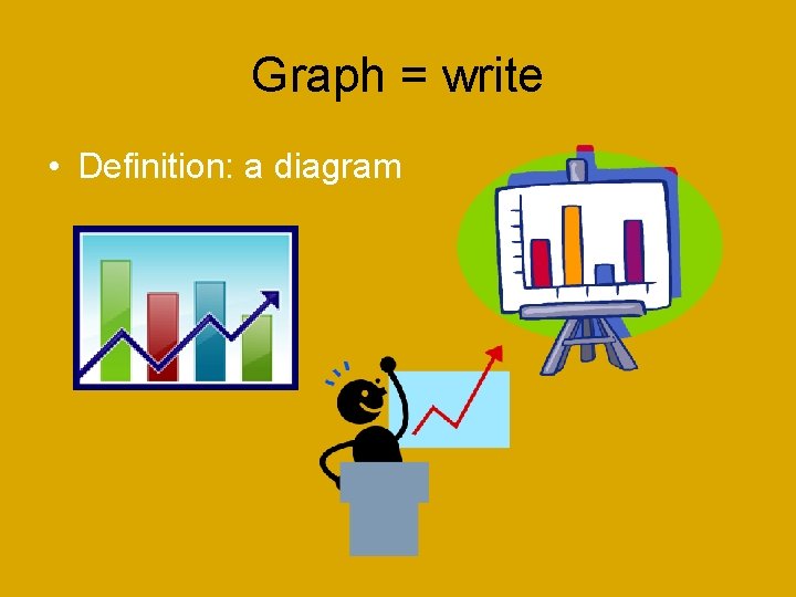 Graph = write • Definition: a diagram 