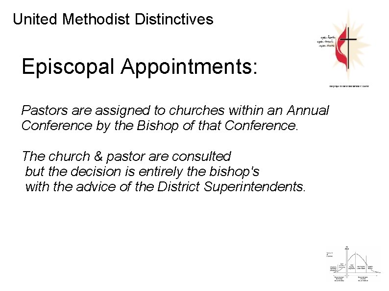 United Methodist Distinctives Episcopal Appointments: Pastors are assigned to churches within an Annual Conference United Methodist Distinctives Episcopal Appointments: Pastors are assigned to churches within an Annual Conference