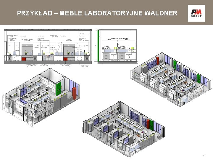 PRZYKŁAD – MEBLE LABORATORYJNE WALDNER 6 