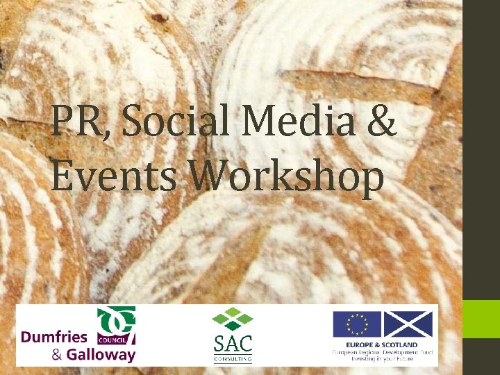 PR, Social Media & Events Workshop 