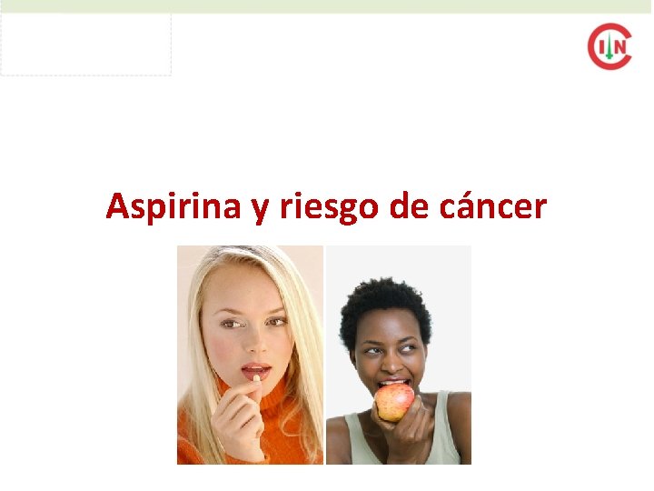 Aspirina y riesgo de cáncer 