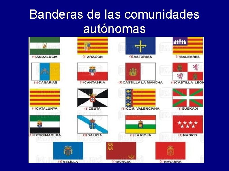 Banderas de las comunidades autónomas 