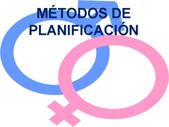 MÉTODOS DE PLANIFICACIÓN 