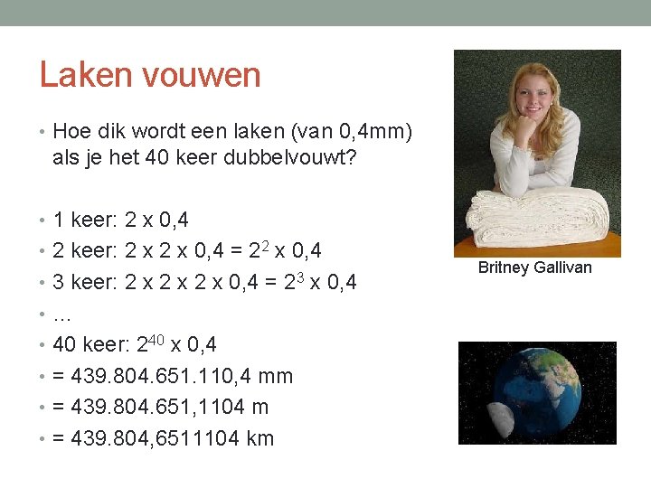 Laken vouwen • Hoe dik wordt een laken (van 0, 4 mm) als je