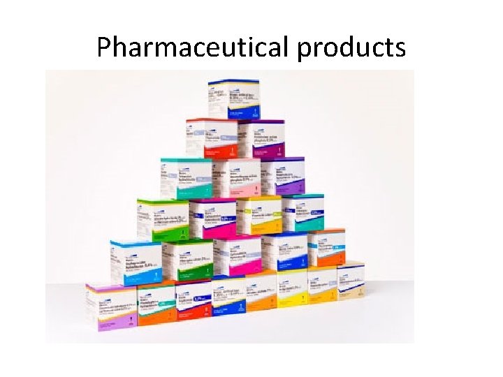 Pharmaceutical products 