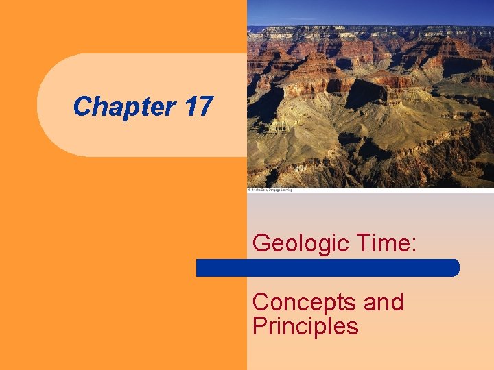 Chapter 17 Geologic Time: Concepts and Principles 