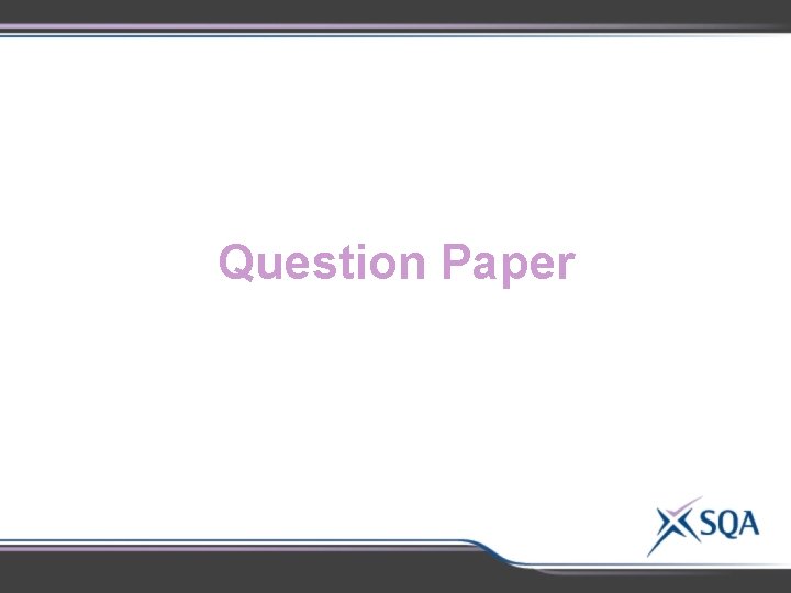Question Paper 