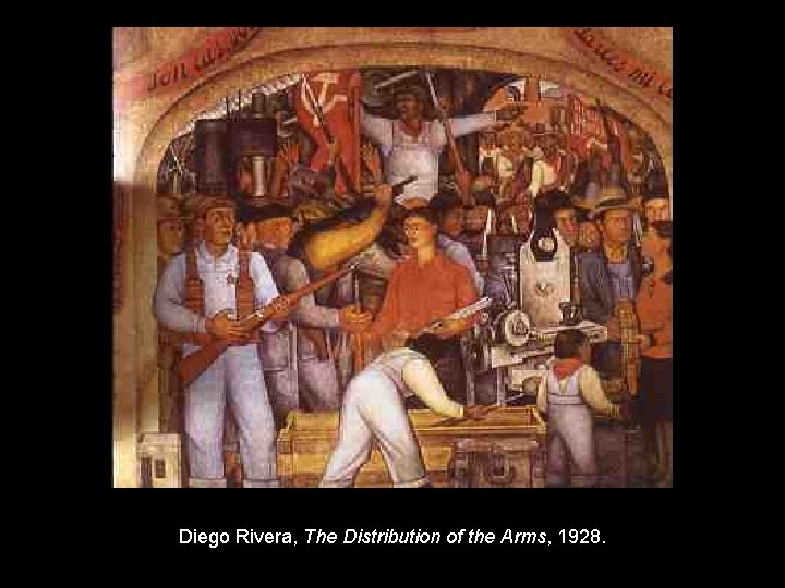 Diego Rivera, The Distribution of the Arms, 1928. 