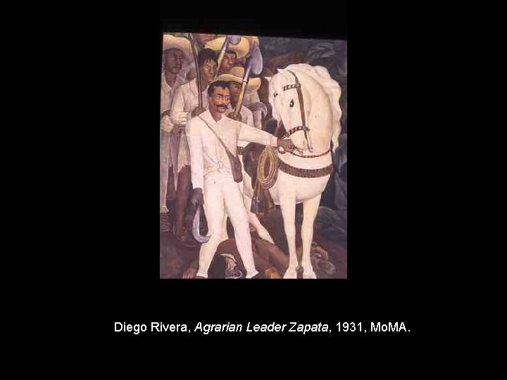 Diego Rivera, Agrarian Leader Zapata, 1931, Mo. MA. 