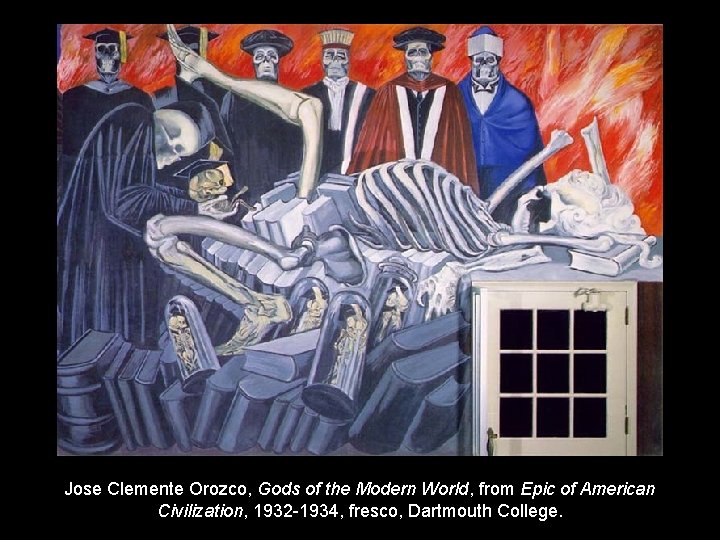 Jose Clemente Orozco, Gods of the Modern World, from Epic of American Civilization, 1932