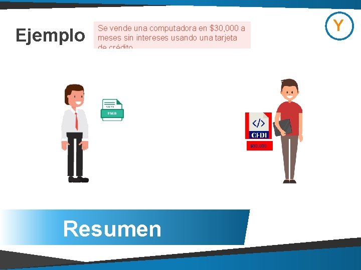 Ejemplo Y Se vende una computadora en $30, 000 a meses sin intereses usando Ejemplo Y Se vende una computadora en $30, 000 a meses sin intereses usando