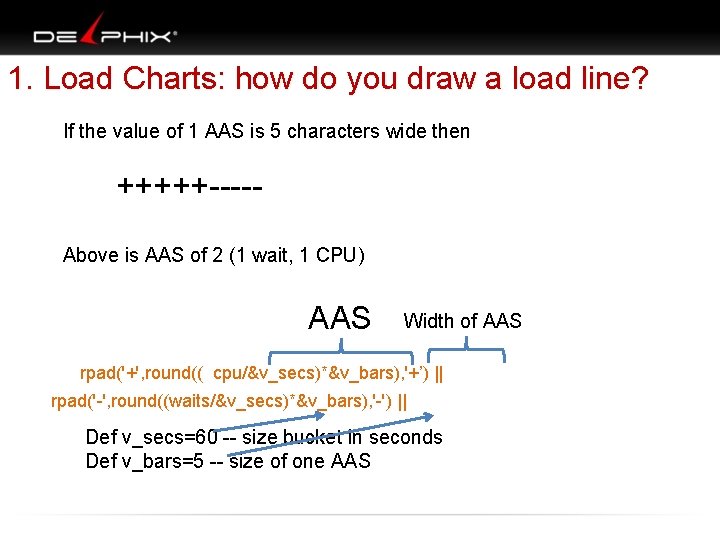 1. Load Charts: how do you draw a load line? If the value of