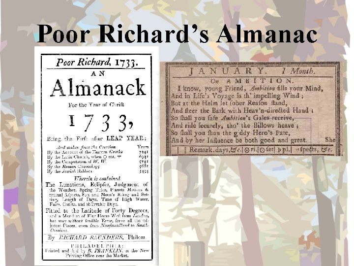 Poor Richard’s Almanac 