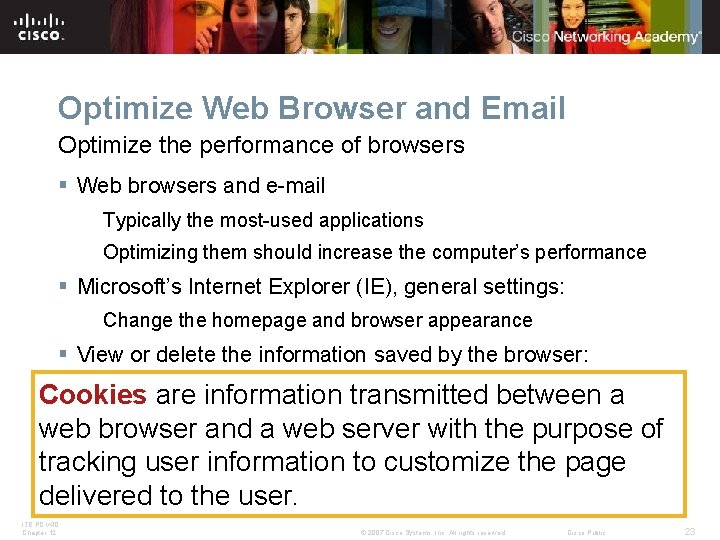 Optimize Web Browser and Email Optimize the performance of browsers § Web browsers and Optimize Web Browser and Email Optimize the performance of browsers § Web browsers and