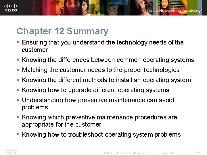 Chapter 12 Summary § Ensuring that you understand the technology needs of the customer Chapter 12 Summary § Ensuring that you understand the technology needs of the customer