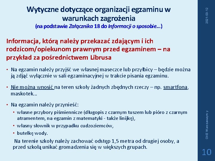 (na podstawie Załącznika 18 do Informacji o sposobie. . . ) 2021 -03 -12