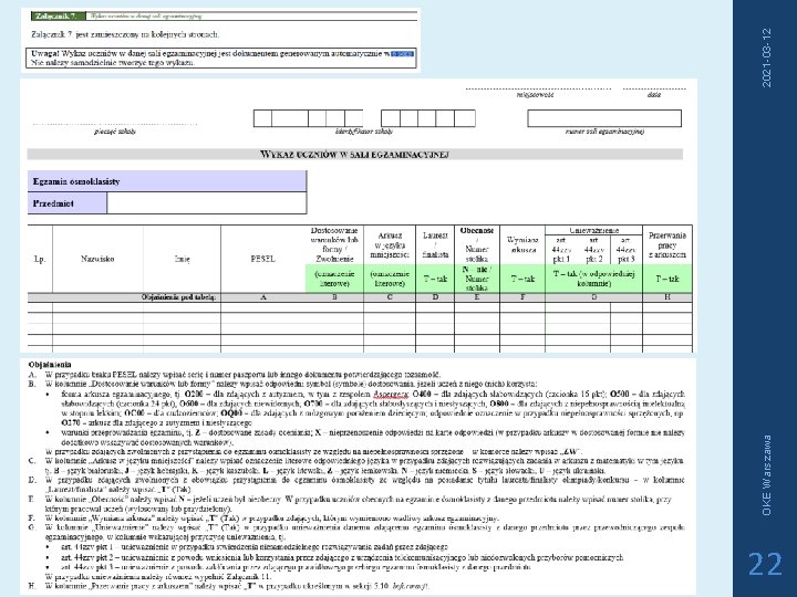 22 OKE Warszawa 2021 -03 -12 