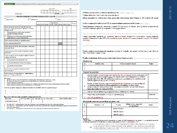 24 OKE Warszawa 2021 -03 -12 
