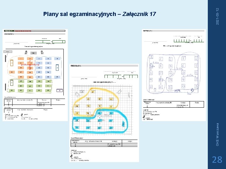 2021 -03 -12 OKE Warszawa Plany sal egzaminacyjnych – Załącznik 17 28 