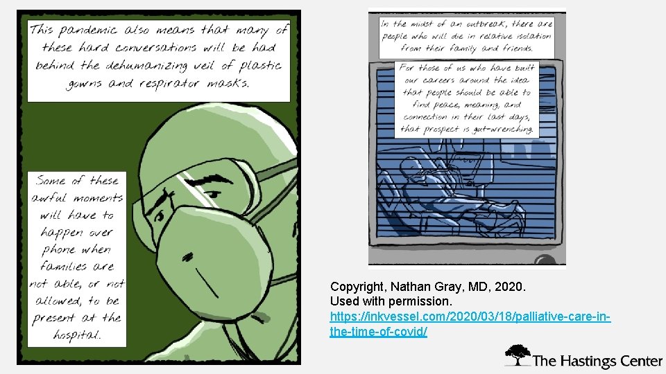 Copyright, Nathan Gray, MD, 2020. Used with permission. https: //inkvessel. com/2020/03/18/palliative-care-inthe-time-of-covid/ 