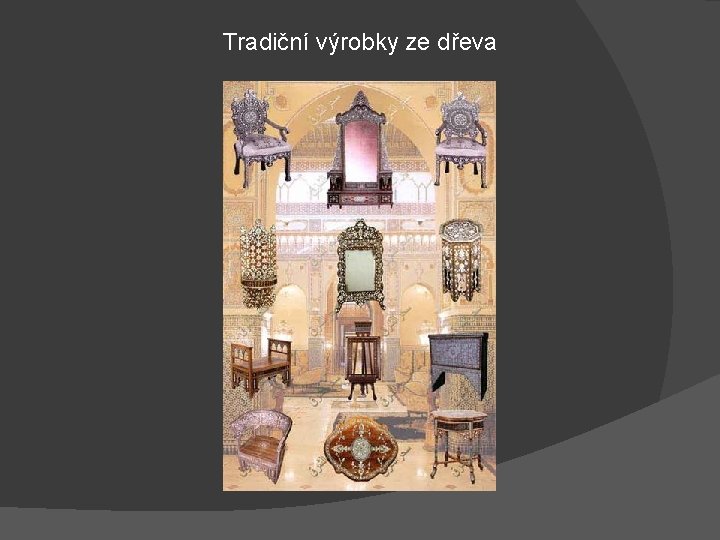 Tradiční výrobky ze dřeva 