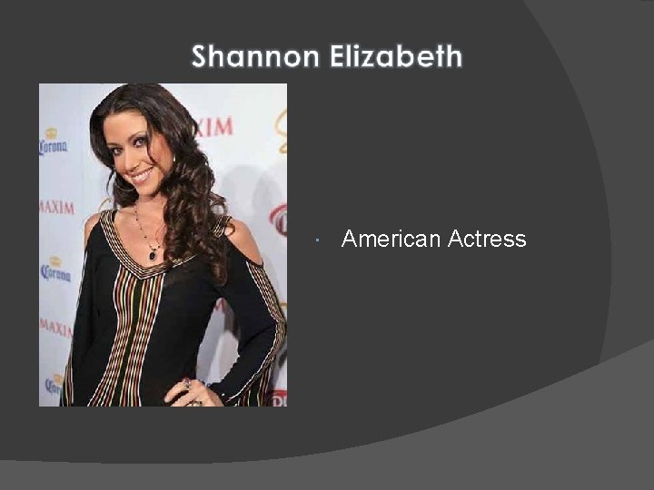  American Actress 