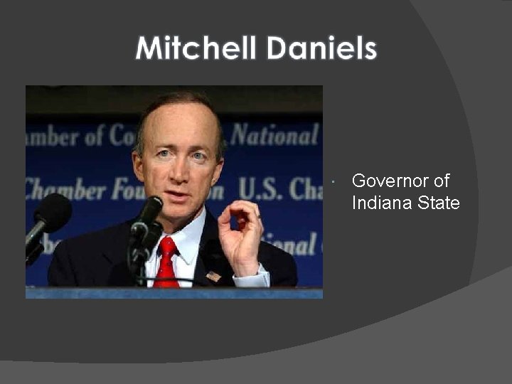  Governor of Indiana State 