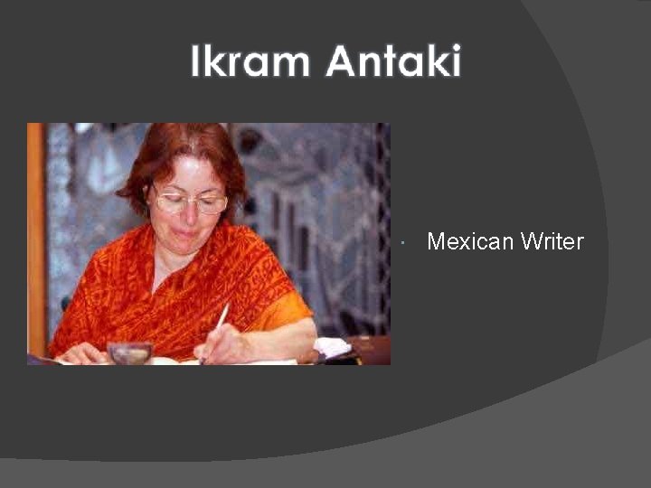  Mexican Writer 